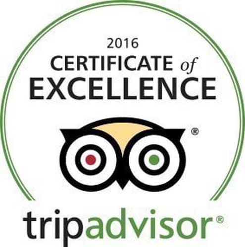 Trip advisor certificate of excellence 2016 Arabian Courtyard Hotel & Spa Bur Dubai